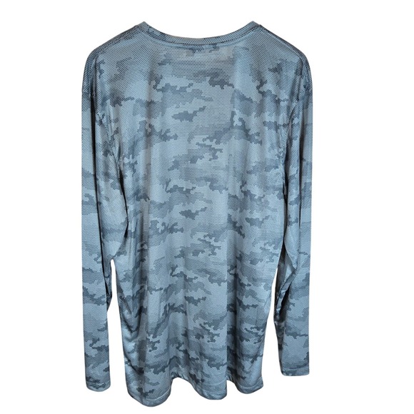Spark Men's UPF 50+ Long Sleeve Sun Protection Style 217 Camo Print Size 2XL - Picture 3 of 7